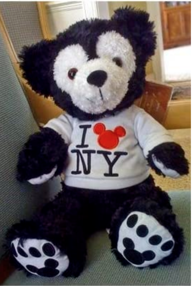 duffy☆ ポテト 2001年6月〜9月 Disney Bear I Love New York Plush Pre Duffy Black Color NEW RARE