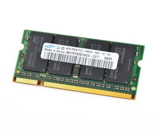 4 GB Samsung 4GB 2Rx8 PC2-6400 DDR2-800MHz 200pin SODIMM Laptop Memory RAM Test - Picture 4 of 6