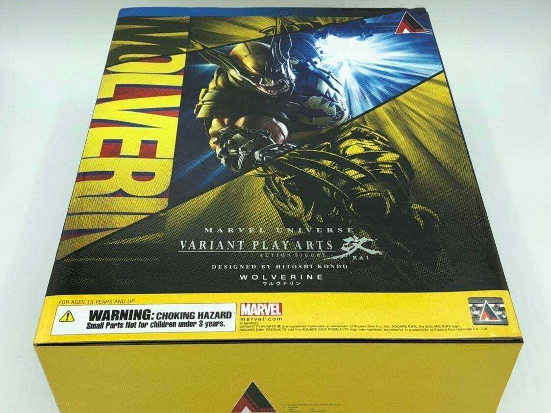 Play Arts Kai Wolverine Variant Authentic Action Figure Standing