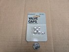 Rally Accessories New Set Lot Pack of 5 Chrome Vintage Tire Valve Stem Caps 8522