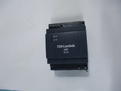   TDK LAMBDA DSP60-24 60W 24VDC 100-240VAC INPUT POWER SUPPLY