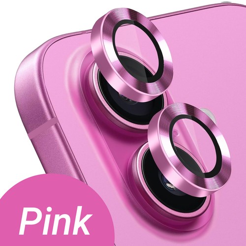 Für iPhone 16 15 Pro Max Plus Metall Ring Hartglas HD Kamera Linse Schutz - Bild 20 von 26