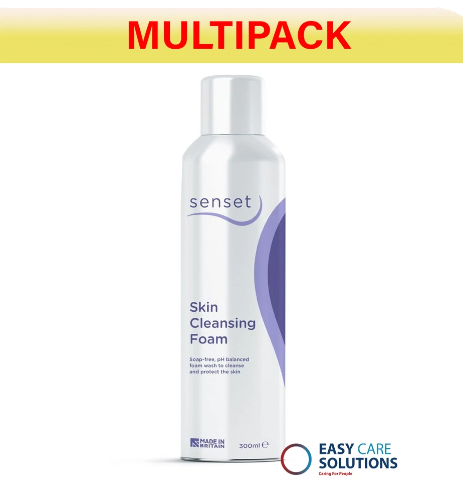 Vernacare Senset Skin Cleansing Foam - Five Pack - 300ml