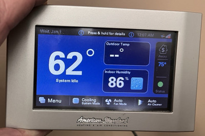 American Standard Gold 824 ACONT824A  WiFi T-stat Touchscreen Color 7-Day HVAC