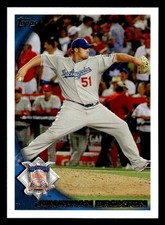 2010 Topps Update #US-70 Jonathan Broxton Card Los Angeles Dodgers