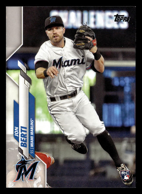 Jon Berti 2020 Topps #693 Miami Marlins ROOKIE *043B