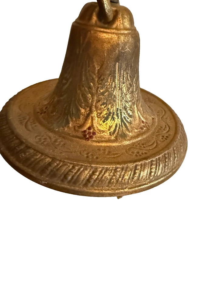 Lámpara de araña antigua colgante de bronce con luz de salón gran pátina Foto 4 de 4