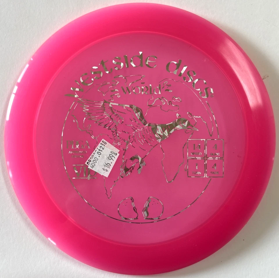 Discos Westside VIP World OLD RUN Rosa Feito na Finlândia 176g Escala Novo - Imagem 2 de 4