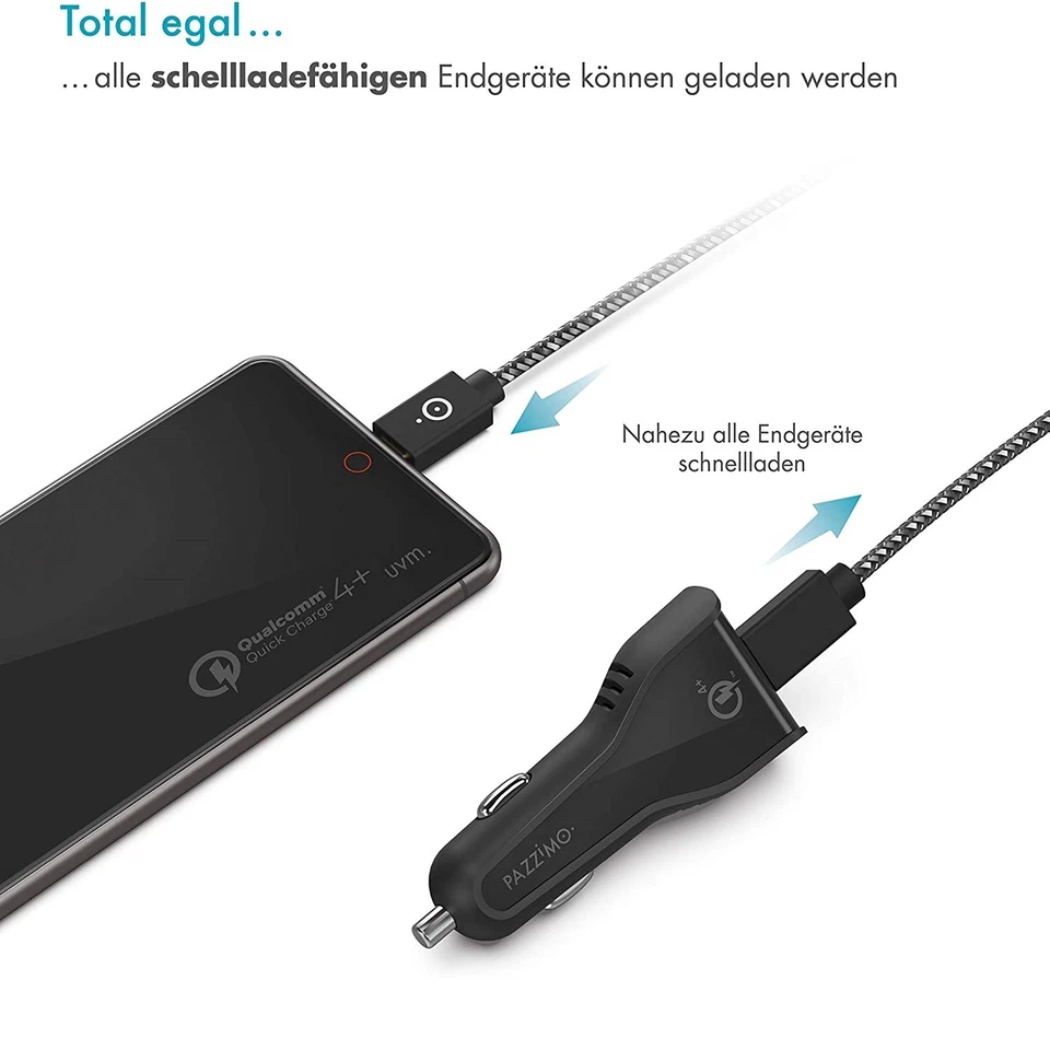 KFZ Schnell-Ladekabel USB-C 27W Adapter Ladegerät für Tablet PC iPad Pro 4 3 Air - Bild 2 von 4