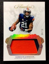 2018 Panini Flawless #RP-KJ Kerryon Johnson! Auburn Tigers! 04/10 Patch! ENN