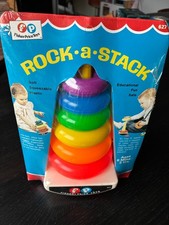 fisher price rock a stack vintage in original packaging