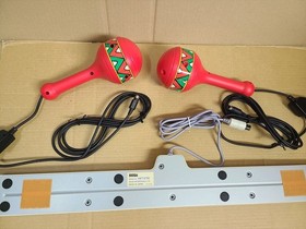 SEGA Dreamcast Samba de Amigo Maracas Controller HKT-9700 + Game