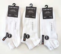 Neu - 9 Paar Camano Herren Sneaker Socken - Gr. 39-42 - Weiß - Ca-Soft-Bund Top
