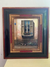 Fenêtre Tropezienne Oeuvre originale de l'artiste Jean Baptiste Delarue