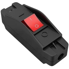 Inline Cord Switch, Heavy Duty 16A Ac125v/250v Large Current In-line O