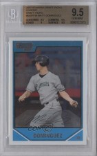 2007 Bowman Draft Chrome Picks Matt Dominguez #BDPP34 BGS 9.5 GEM MINT 0b5