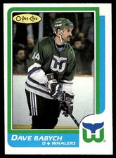 1986-87 O-Pee-Chee Dave Babych Hartford Whalers #73
