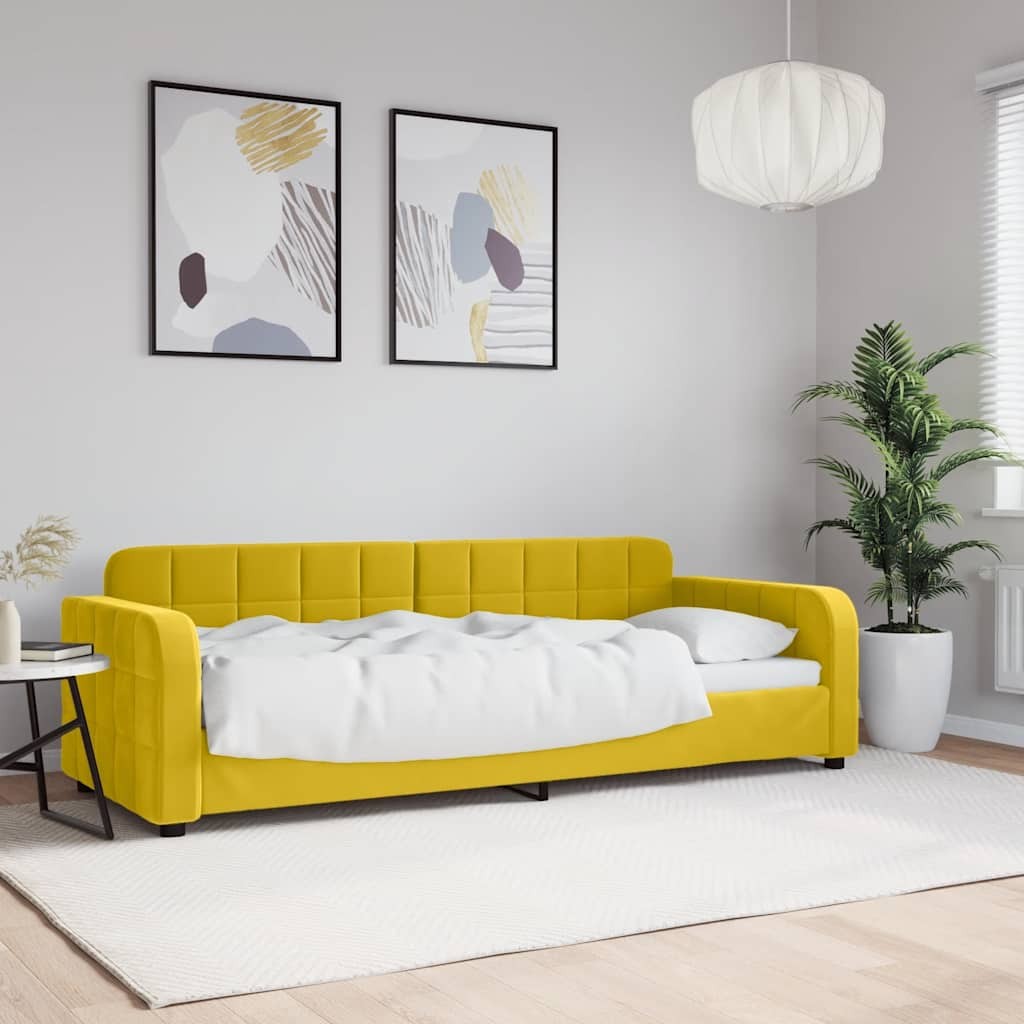 Letto da Giorno 80x200 cm in Velluto divano letto divano letto singolo vidaXL foto 4
