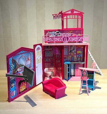 Mattel Barbie Glam Vacation Beach House Fold N' Go - Mitnehmhaus Ferienhaus