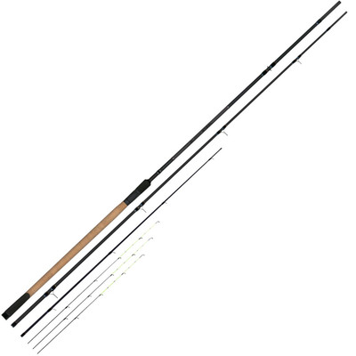 Tubertini Black Steel  3,90m - Feederrute, Angelrute, Grundrute, Rute, Steckrute
