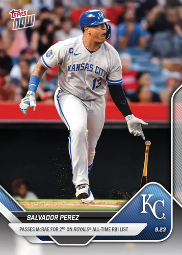 2025 Topps Now 753 Salvador Perez