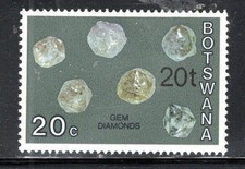 BOTSWANA AFRICA  STAMPS MINT HINGED LOT 1990AT