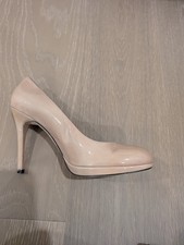 Stuart Weitzman Beige Gloss Heels Size 9.5