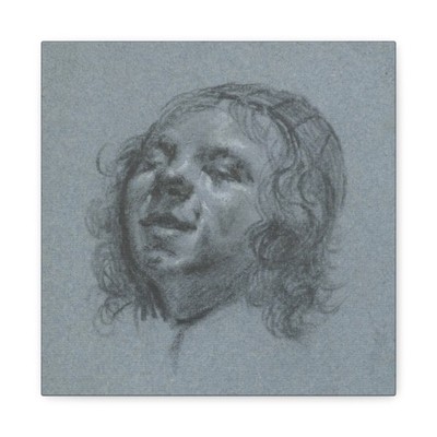 Moses ter Borch - Zelfportret van Moses ter Borch - c. 1660 - Canvas Wall Art
