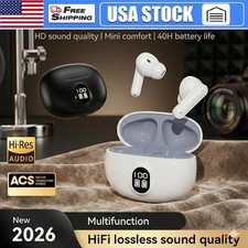 2026 Wireless Bluetooth 5.4 Earbuds Headphones For iPhone Samsung Galaxy Android