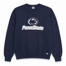 Vintage Russell Athletic Penn State Nittany Lions Sweatshirt Navy Blue XL 90s