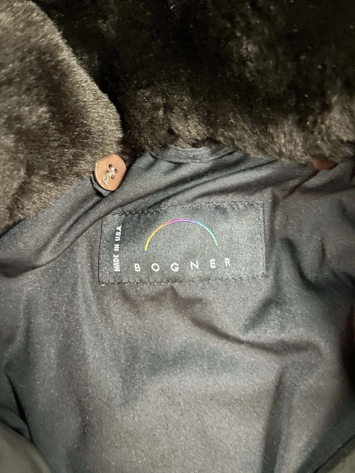 Bogner Women’s Ski Suit One Piece Snowsuit Snow Fur Collar Size 8 - Image 2 of 4