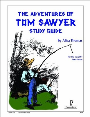 THE ADVENTURES OF TOM SAWYER STUDY GUIDE By Alisa Thomas **BRAND NEW**