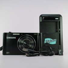 Samsung Digital Camera DV300F 16.1MP Selfie Screen Black Tested