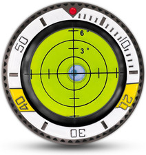 Premium Golf Green Reader, Golf Ball Marker for Putting Green, Bubble Level Golf