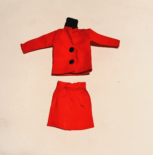 Tammy Ideal Clone Hong Kong Red jacket skirt suit Sindy Pedigree & Susi Estrela