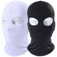 2 Holes Tactical Balaclava Full Face Mask Combat Head Hood Neck Scarf Men Women