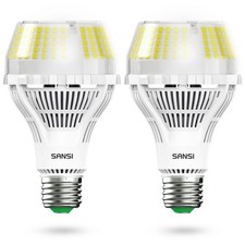 E26 Dimmable Led Bulb A21 Daylight White 4000lm 27w Equivalent To 2 Pack