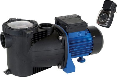T.I.P. Poolpumpe mit Timer SPP 600 FT, 13000 l/h, 600 Watt, 30444