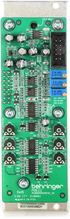 Behringer 921 Spanningsgestuurde oscillator, legendarische analoge VCO-module voor Eurorack