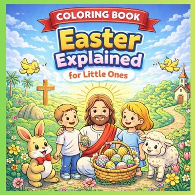 Easter Explained for Little Ones - Coloring Book: An Educational Spring Coloring