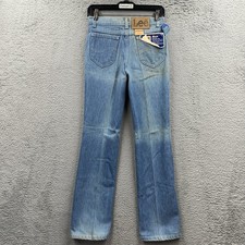 Vintage 70's Lee Rider Denim Jeans Straight Leg Men's 26x30 USA NOS With Tags