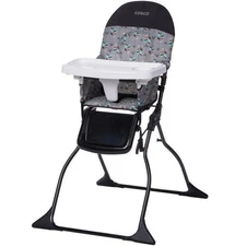 Portable Folding High Chair Adjustable Tray Wipeable Seat for Baby and Toddlers