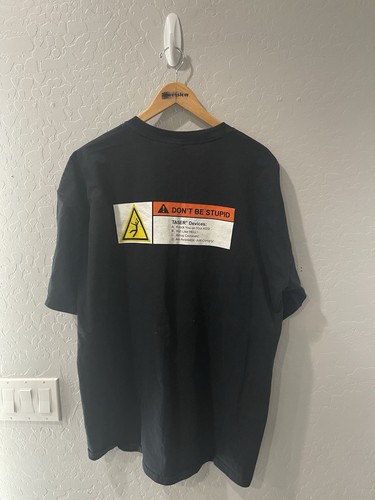 Vintage Taser International “Warning Label” Hazard Shirt 2XL - Picture 4 of 7