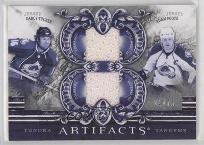 2010-11 Upper Deck Artifacts Silver 14/75 Darcy Tucker Adam Foote #TT2-COLO 7ez