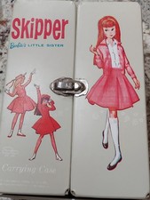 Vintage 1964 Skipper Barbie s Little Sister Doll Carrying Case Mattel Vinyl