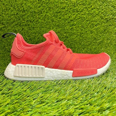 Adidas NMD_R1 Womens Size 7 Orange Pink Athletic Running Walking Shoes Sneakers