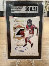 CALVIN RIDLEY Rookie Auto 2018 Flawless Signature Gloves Patch SP /20 RPA