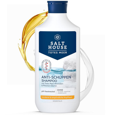 Salthouse Totes Meer Therapie Anti-Schuppen Shampoo, Reduziert Neubildung Von Sc