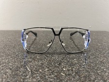 Cazal Vintage Gold Shield Sunglass Glasses Frames Germany No Lenses Model 951