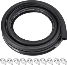 5/16" ID NBR Fuel Line Hose 10FT - Push on Hose Work with Diesel/Gasoline/Oil